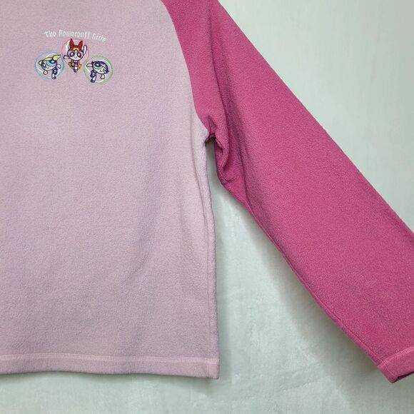 Vintage Y2K 2000 Cartoon Network Powerpuff Girls Fleece Top Size Medium - Picture 5 of 8